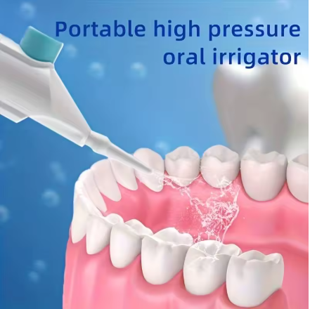 Home High Pressure Oral Irrigator Portable Teeth Clean Water Manual Dental Floss High Pressure Water Stick